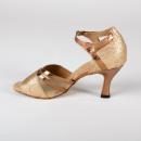 Pitch centelleantes lentejuelas oro 7,5cm
