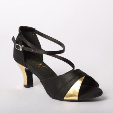 Salomé negro/oro 6cm